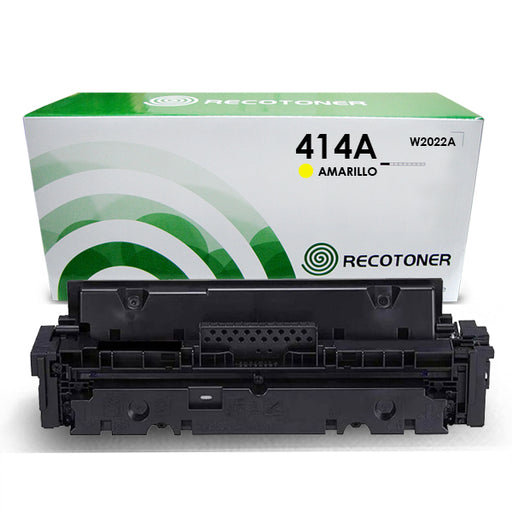 Toner HP 414A/W2022A/Amarillo/Sin Chip/Recotoner