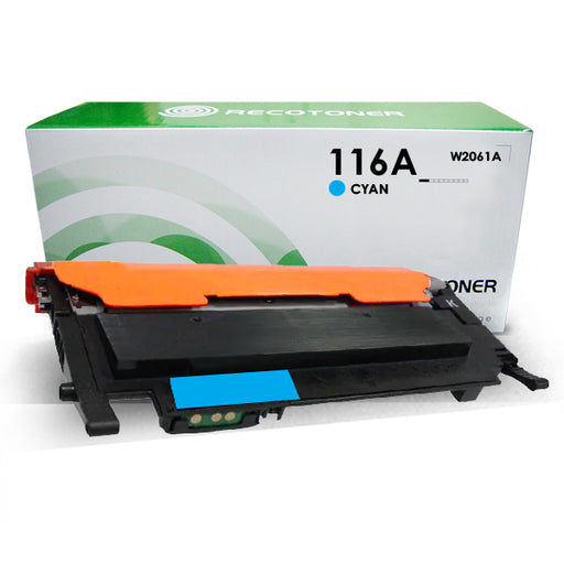 Toner HP 116A (W2061A) Cyan - Recotoner-impresora-laser-HP-Laserjet-Color-150- MFP178- MFP179