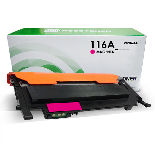 Toner HP 116A (W2063A) Magenta - Recotoner-impresora-laser-HP-Laserjet-Color-150-MFP178- MFP179
