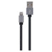 Cable Iphone 1.2 MTS Goma Plano Negro DLC2508CB - Recotoner.cl