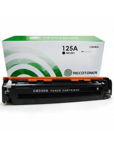 Toner HP 125A (CB540A) Negro - Recotoner-impresora-laser-HP-LaserJetCP1210-CP1215-CP1510-CP1515-CP1518-CP1213-CP1214-CP1216-CP1217-CP1513-CP1514-CP1516-CP1517-CP1519-CM1300-CM1310-CM1312
