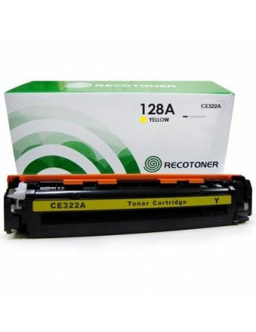 Toner HP 128A (CE322A) Amarillo - Recotoner.cl